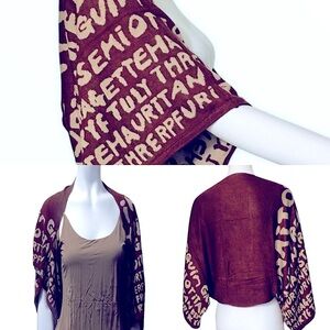 GCC Brown Cream Classic Bolero Size OS